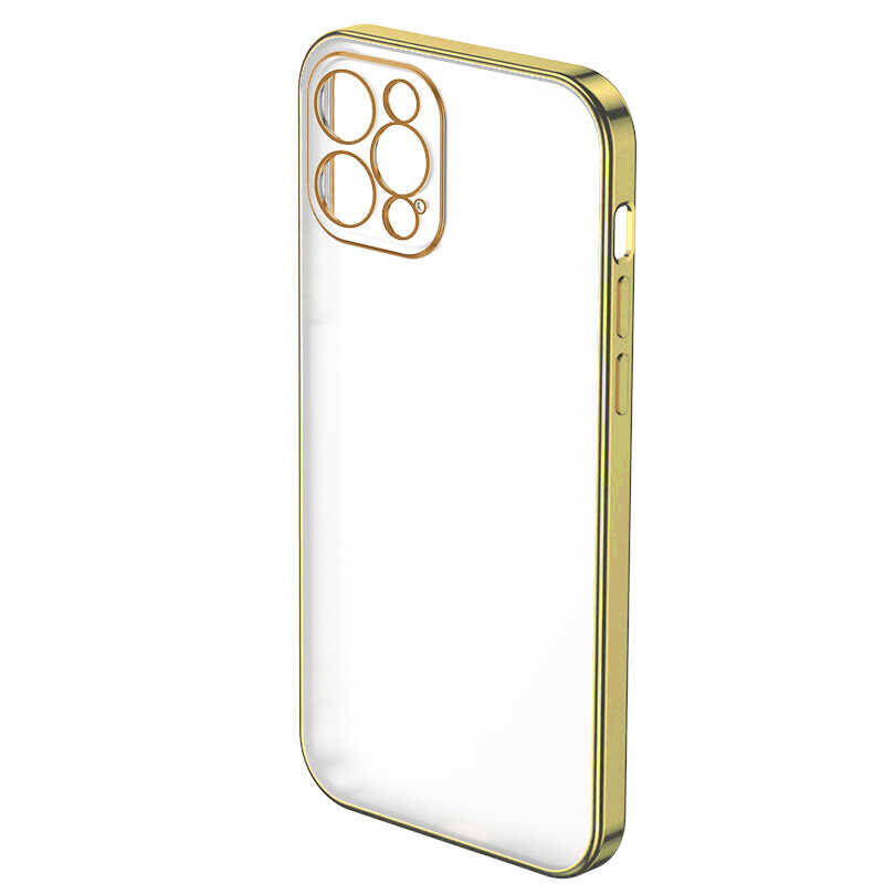 Apple iPhone 12 Pro Benks Matte Electroplated TPU Kapak - 1