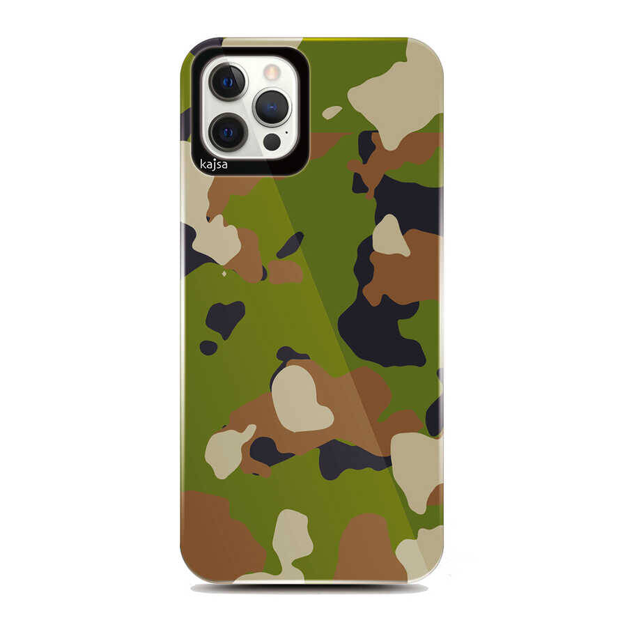 Apple iPhone 12 Pro Kılıf Kajsa Camo Kapak - 5