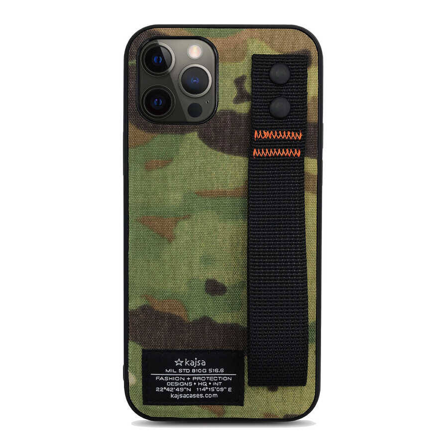 Apple iPhone 12 Pro Kılıf Kajsa Cordura Serisi Military Kapak - 2