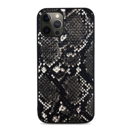 Apple iPhone 12 Pro Kılıf Kajsa Glamorous Serisi Snake Pattern Kapak - 4