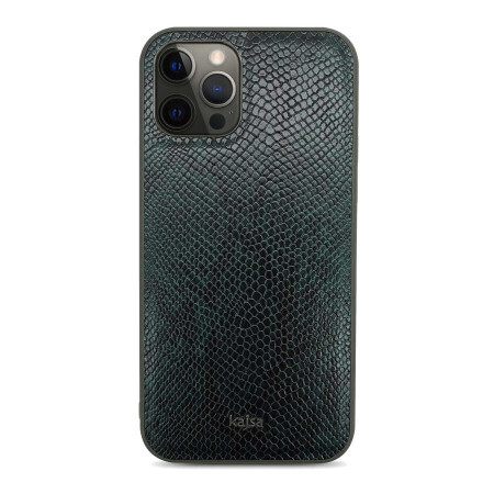 Apple iPhone 12 Pro Kılıf Kajsa Glamorous Serisi Snake Pattern Kapak - 3