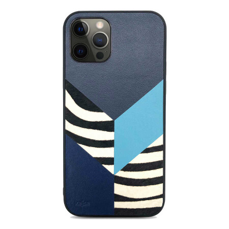 Apple iPhone 12 Pro Kılıf Kajsa Glamorous Serisi Zebra Combo Kapak - 3