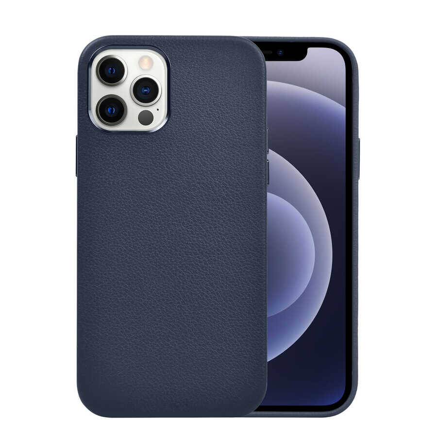 Apple iPhone 12 Pro Kılıf Wiwu Calfskin Kapak - 5