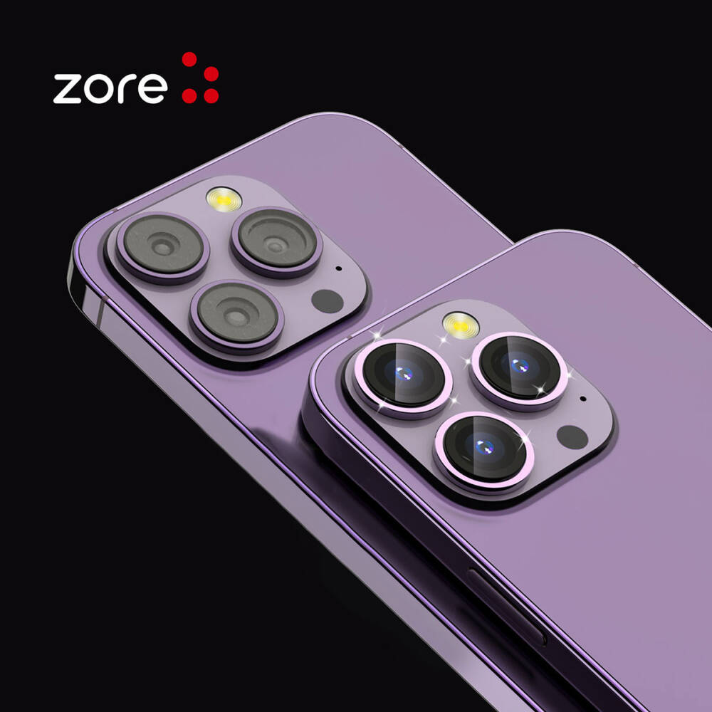 Apple iPhone 12 Pro Max Zore CL-12 Premium Safir Parmak İzi Bırakmayan Anti-Reflective Kamera Lens Koruyucu - 5