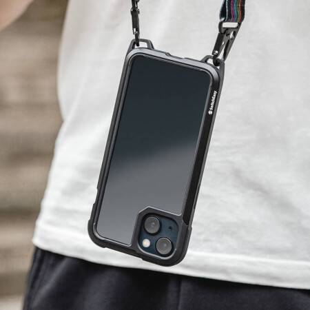 Apple iPhone 13 Boyun Askılı Kompozit Tasarımlı Şok Önleyicili Switcheasy Odyssey Kapak - 19