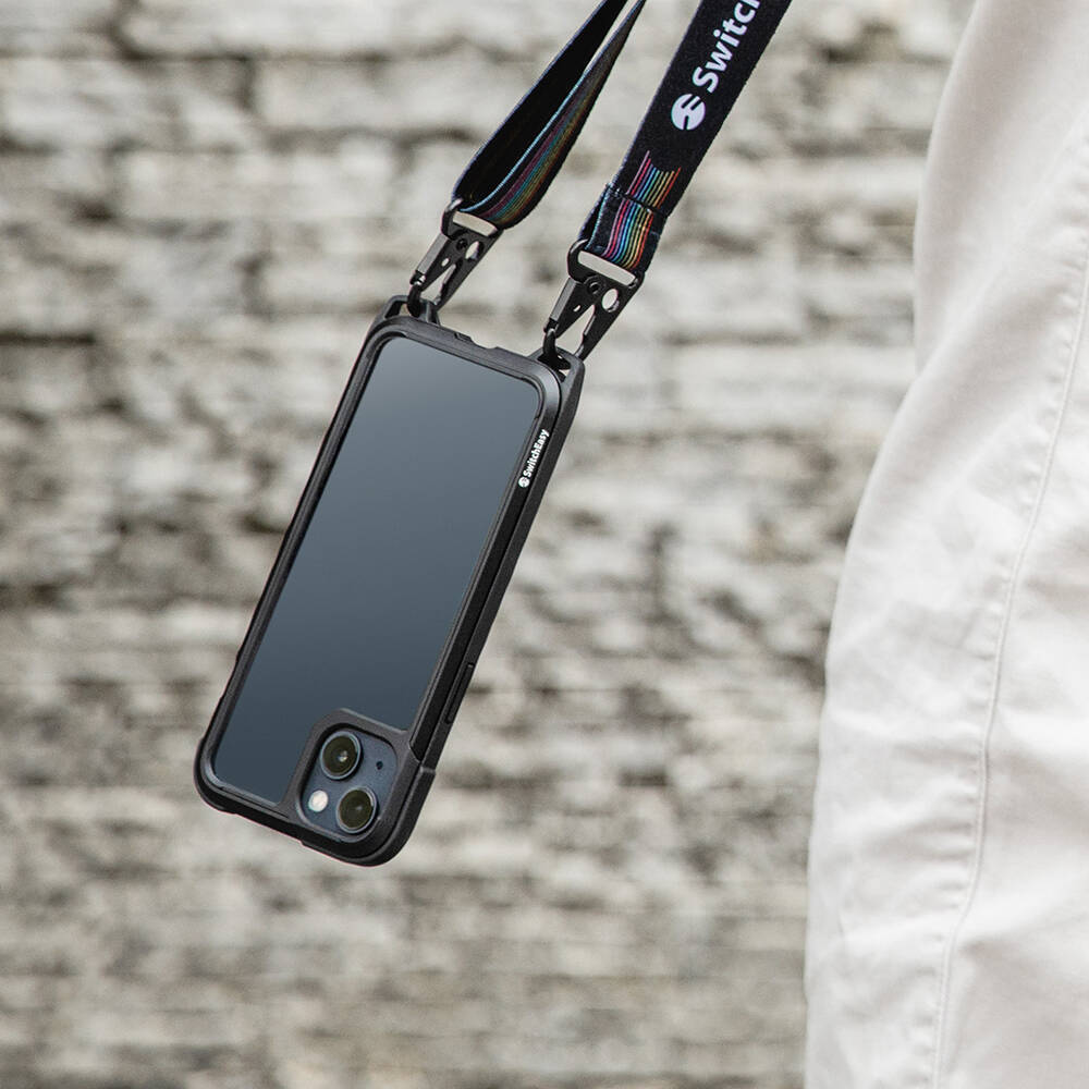 Apple iPhone 13 Boyun Askılı Kompozit Tasarımlı Şok Önleyicili Switcheasy Odyssey Kapak - 20