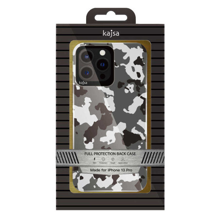 Apple iPhone 13 Pro Max Kılıf Kajsa Camo Kapak - 24