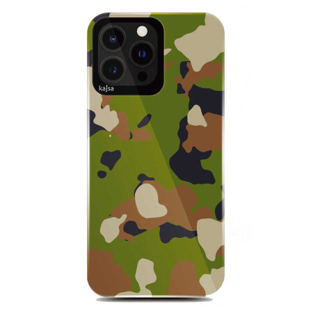 Apple iPhone 13 Pro Max Kılıf Kajsa Camo Kapak - 16