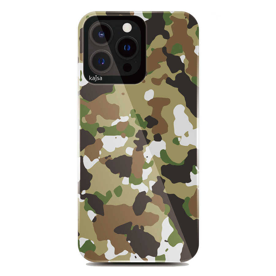 Apple iPhone 13 Pro Max Kılıf Kajsa Camo Kapak - 13