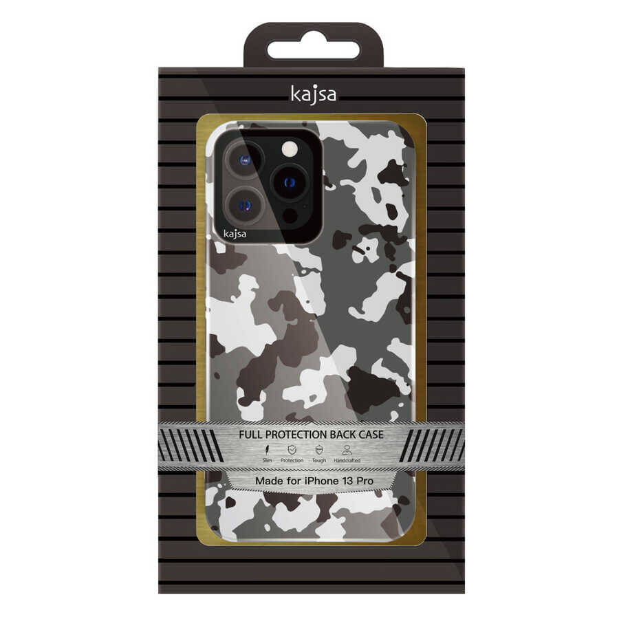 Apple iPhone 13 Pro Max Kılıf Kajsa Camo Kapak - 12