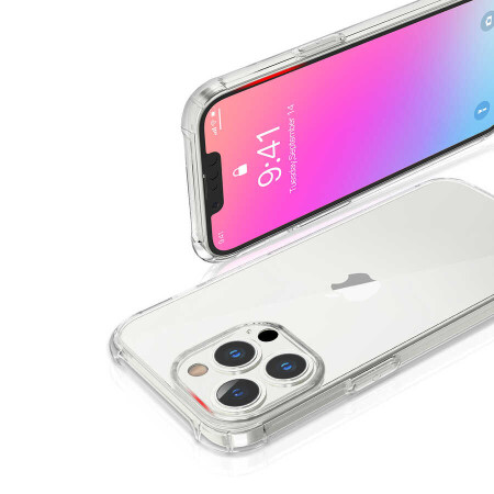 Apple iPhone 13 Pro Max Kılıf Kajsa Transparent Kapak - 20