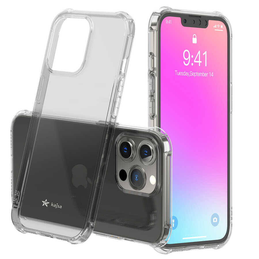 Apple iPhone 13 Pro Max Kılıf Kajsa Transparent Kapak - 25