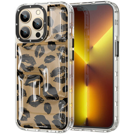 Apple iPhone 13 Pro Max Kılıf YoungKit Leopard Article Serisi Kapak - 5