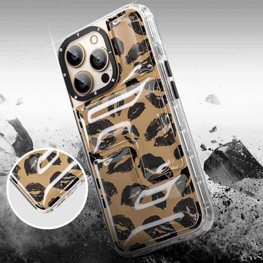 Apple iPhone 13 Pro Max Kılıf YoungKit Leopard Article Serisi Kapak - 14