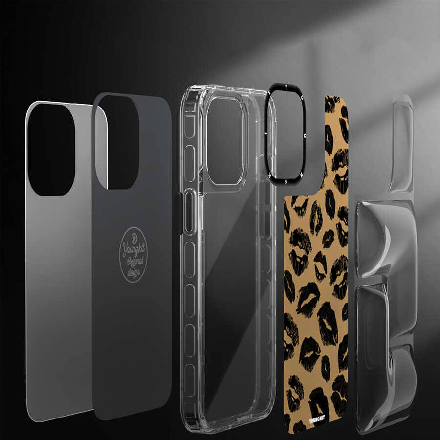 Apple iPhone 13 Pro Max Kılıf YoungKit Leopard Article Serisi Kapak - 18