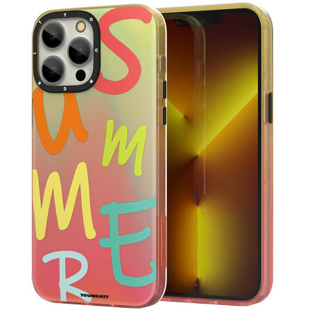 Apple iPhone 13 Pro Max Kılıf YoungKit Summer Serisi Kapak - 4