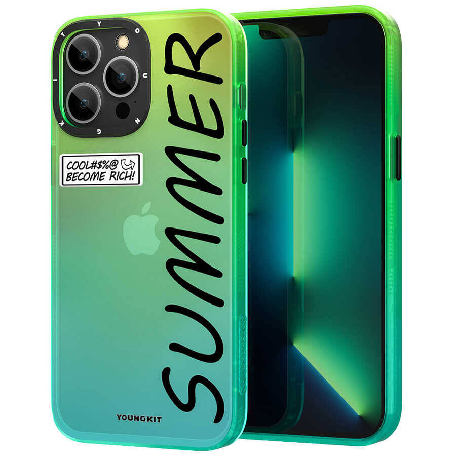 Apple iPhone 13 Pro Max Kılıf YoungKit Summer Serisi Kapak - 3