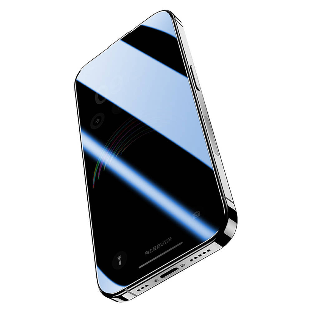 Apple iPhone 14 Pro Hidrofobik Ve Oleofobik Özellikli Benks Privacy Air Shield 0.4mm Ekran Koruyucu 10lu Paket - 7