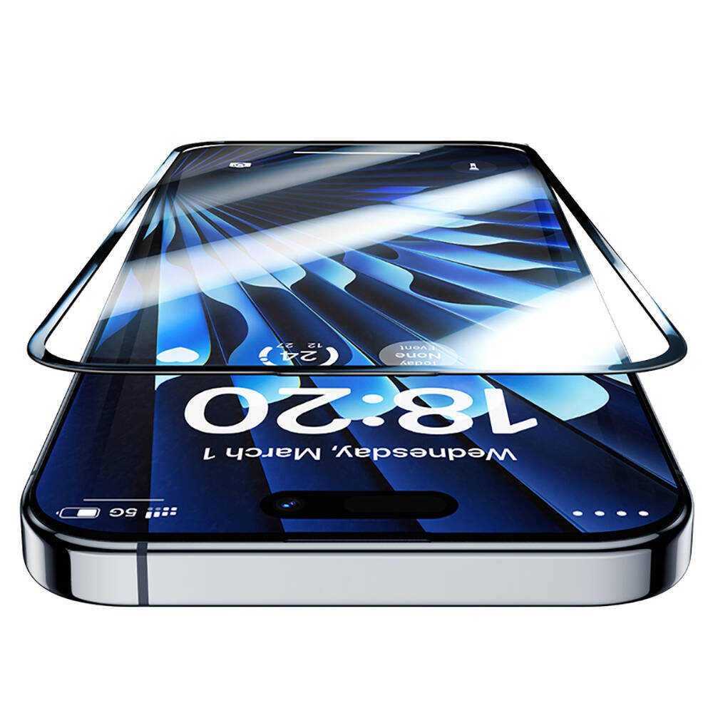 Apple iPhone 14 Pro Max Benks Glass Warrior HD Cam Ekran Koruyucu + Kolay Uygulama Aparatlı - 16