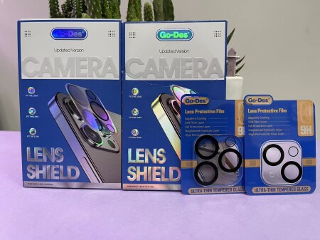 Apple iPhone 15 Plus Go Des Lens Shield CL-14 Kamera Lens Koruyucu - 5