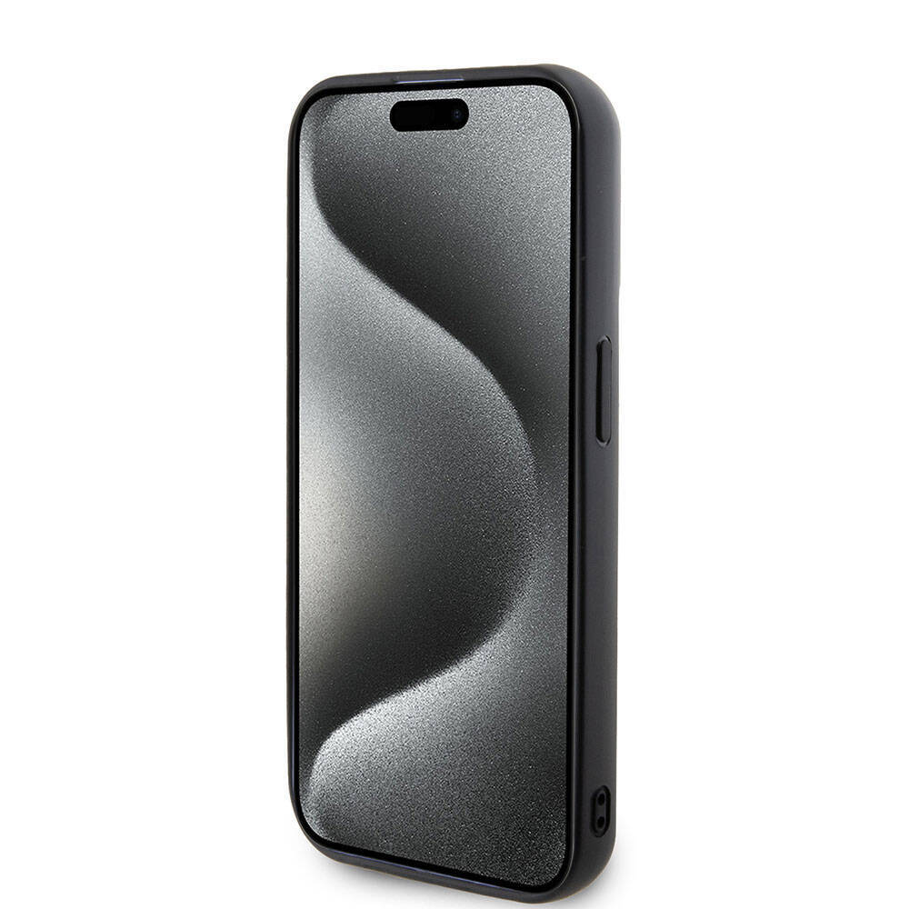 Apple iPhone 15 Pro Kılıf Karl Lagerfeld Silikon 3D K&C Logo Orjinal Lisanslı Kapak - 5