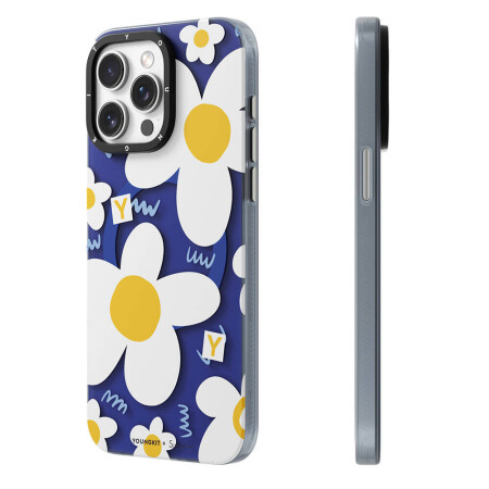 Apple iPhone 15 Pro Kılıf Magsafe Şarj Özellikli Sunshine Tasarımlı Youngkit Spring Breeze Serisi Kapak - 3