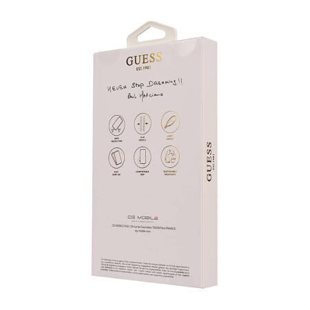 Apple iPhone 16 Kılıf Guess Orjinal Lisanslı Big Love Guess Kapak - 6