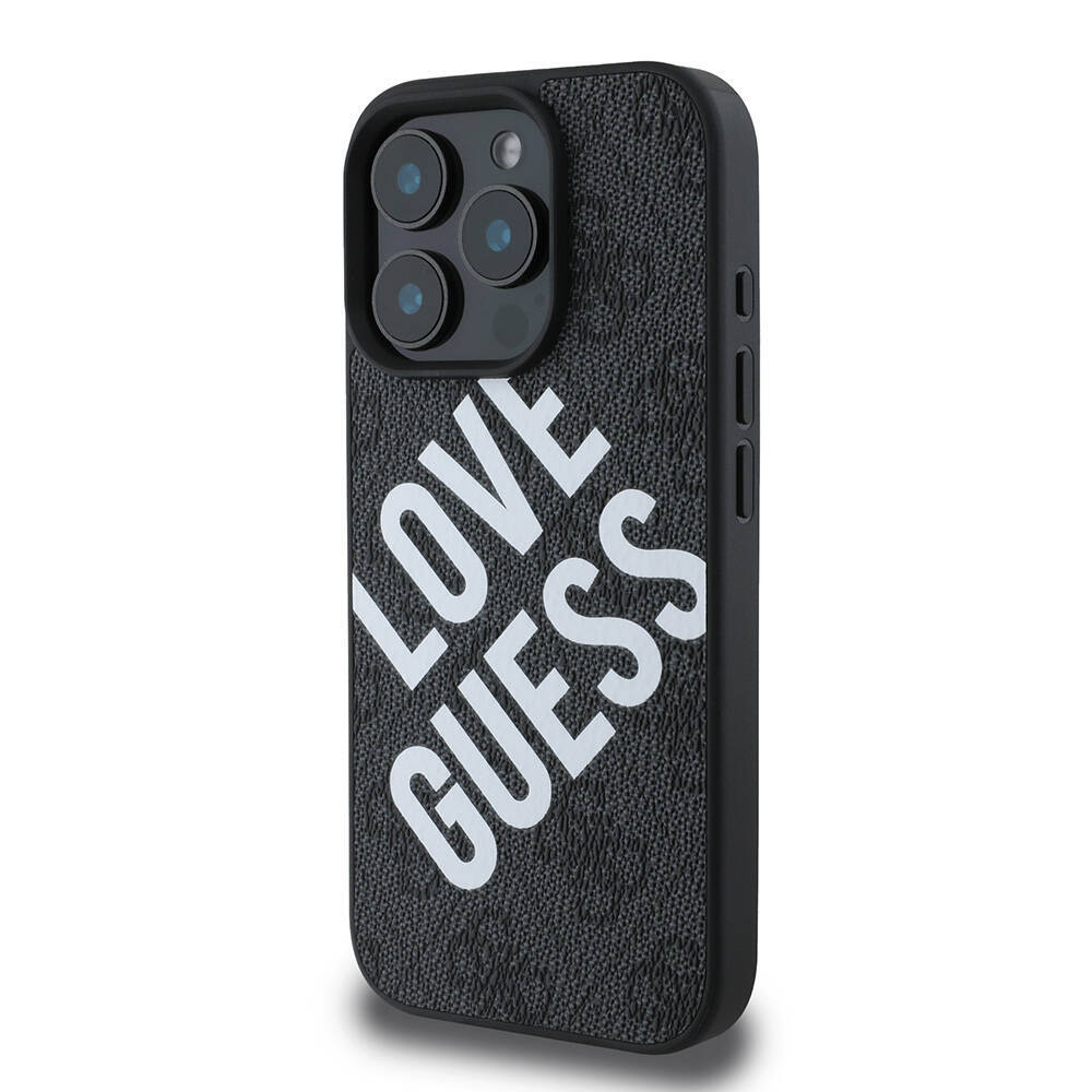 Apple iPhone 16 Pro Kılıf Guess Orjinal Lisanslı Big Love Guess Kapak - 3