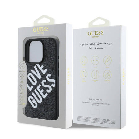 Apple iPhone 16 Pro Kılıf Guess Orjinal Lisanslı Big Love Guess Kapak - 9