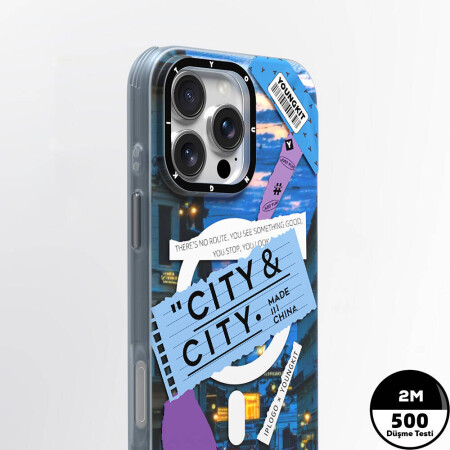 Apple iPhone 16 Pro Max Kılıf Magsafe Şarj Özellikli YoungKit A-City Serisi Kapak - 8