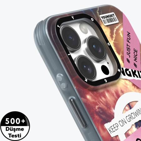 Apple iPhone 16 Pro Max Kılıf Magsafe Şarj Özellikli YoungKit A-City Serisi Kapak - 11