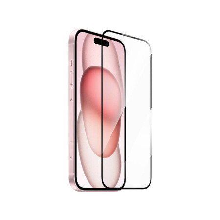 Apple iPhone 16 Pro Wiwu GT-014 Polimer Oleofobik Kaplama Şeffaf Pürüzsüz Temperli Cam Ekran Koruyucu 25li Paket - 3