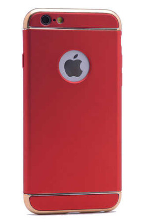 Apple iPhone 5 Kılıf Zore 3 Parçalı Rubber Kapak - 4