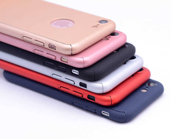 Apple iPhone 5 Kılıf Zore 360 3 Parçalı Rubber Kapak - 4