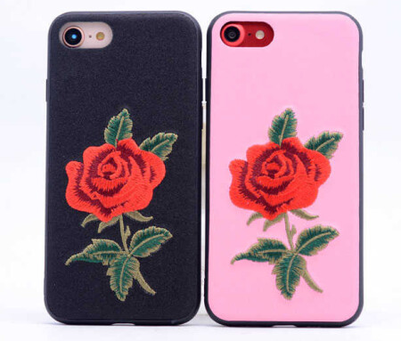 Apple iPhone 6 Kılıf Zore Rose Kapak - 8