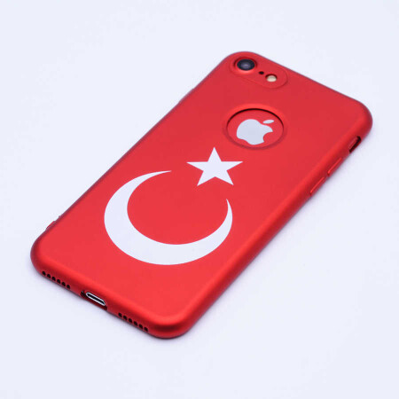 Apple iPhone 7 Kılıf Zore Bayrak Silikon - 4