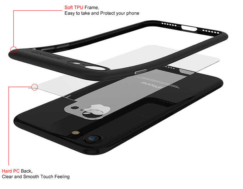 Apple iPhone 7 Plus Kılıf Zore Buttom Kapak - 10