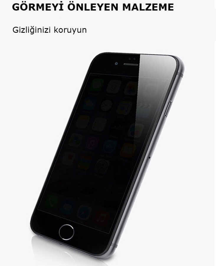 Apple iPhone 7 Zore Kor Privacy Cam Ekran Koruyucu - 5