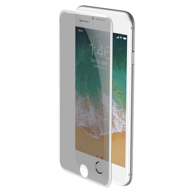 Apple iPhone 8 Zore Anti-Dust Privacy Temperli Ekran Koruyucu - 3