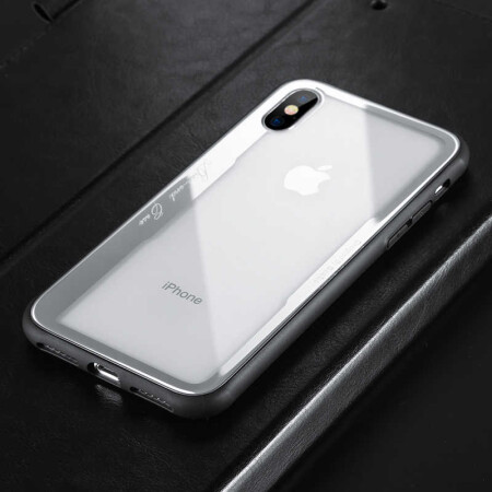 Apple iPhone X Kılıf Benks Shiny Glass Series - 1