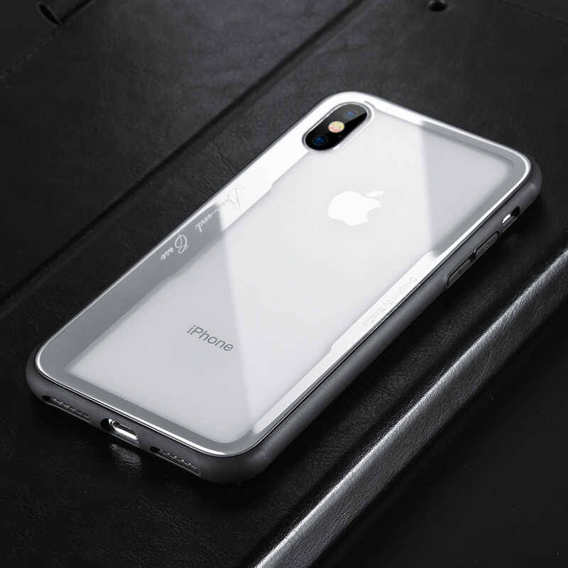 Apple iPhone X Kılıf Benks Shiny Glass Series - 1