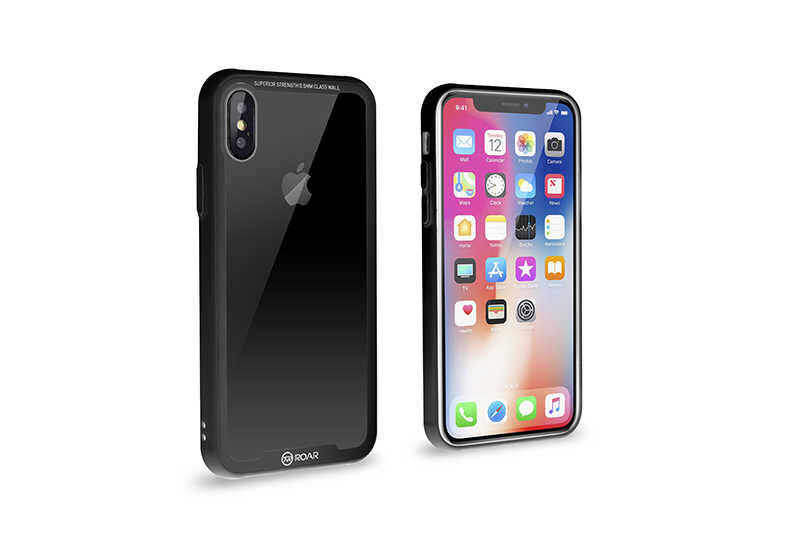 Apple iPhone X Kılıf Roar Glassoul Airframe Kapak - 5