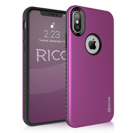 Apple iPhone X Kılıf Roar Rico Hybrid Kapak - 1