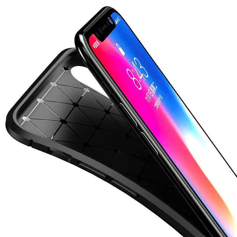 Apple iPhone X Kılıf Zore Negro Silikon Kapak - 9