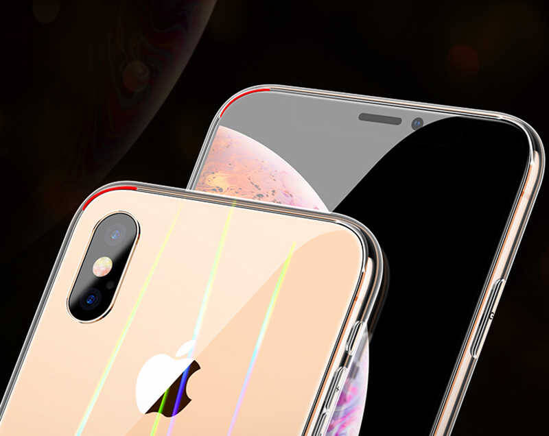 Apple iPhone X Kılıf Zore Rainbow Kapak - 4