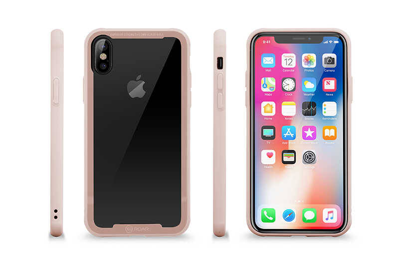 Apple iPhone XS 5.8 Kılıf Roar Glassoul Airframe Kapak - 7