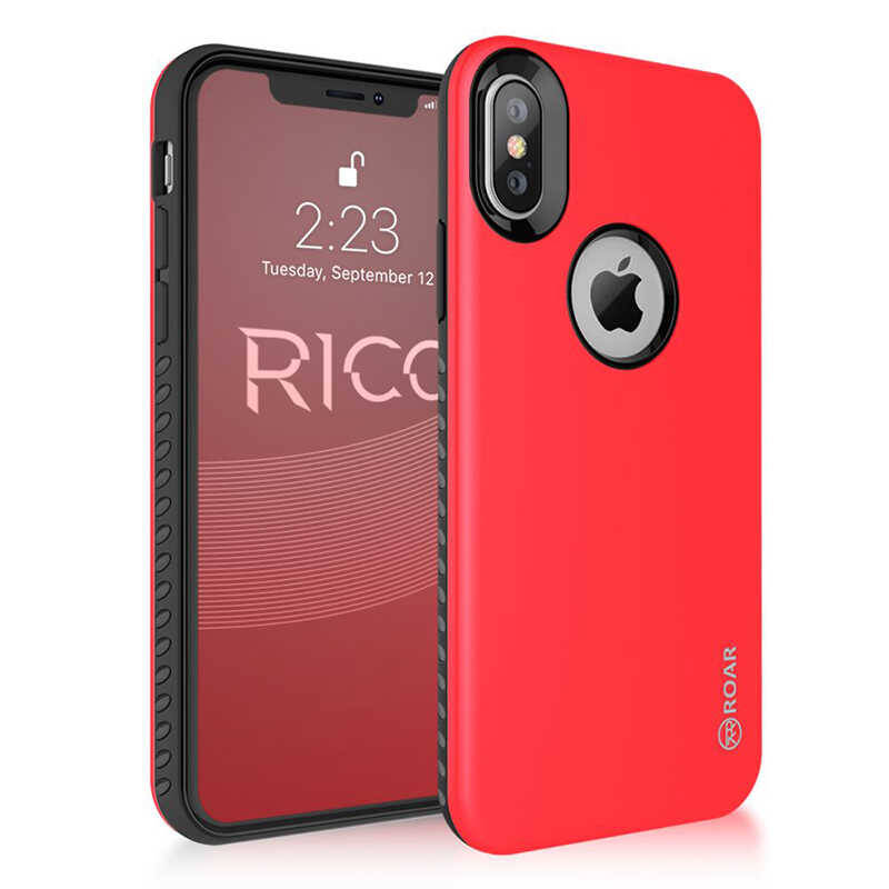 Apple iPhone XS 5.8 Kılıf Roar Rico Hybrid Kapak - 6