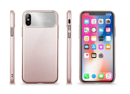 Apple iPhone XS 5.8 Kılıf Roar Ultra-Air Hard Kapak - 15