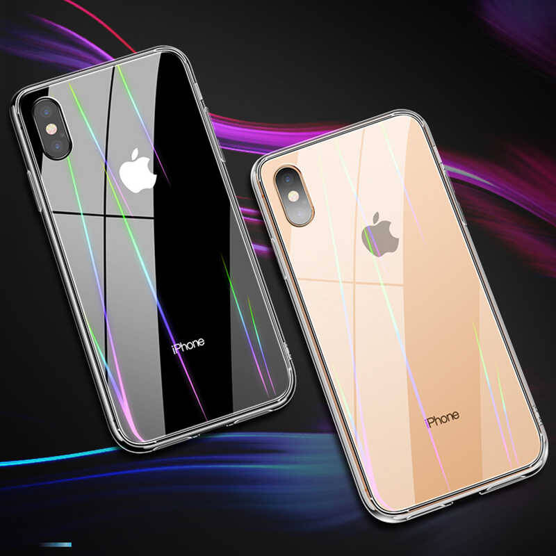 Apple iPhone XS 5.8 Kılıf Zore Rainbow Kapak - 1