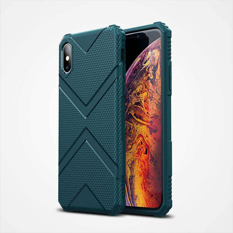 Apple iPhone XS Max 6.5 Kılıf Zore Hank Silikon - 1